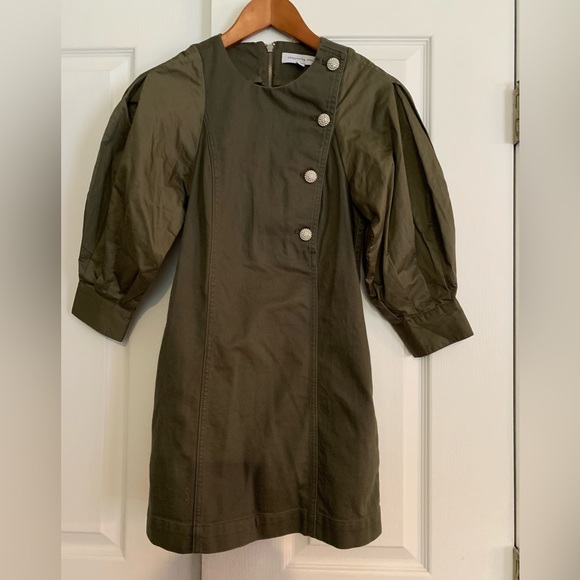 Something Navy Arielle Pearl Button Dress - Picture 4 of 8